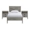 Alaterre Furniture Windsor 3-Piece Set with Panel Twin Bed and 2 Nightstands, Gray ANWI1132R4 - alternate 3
